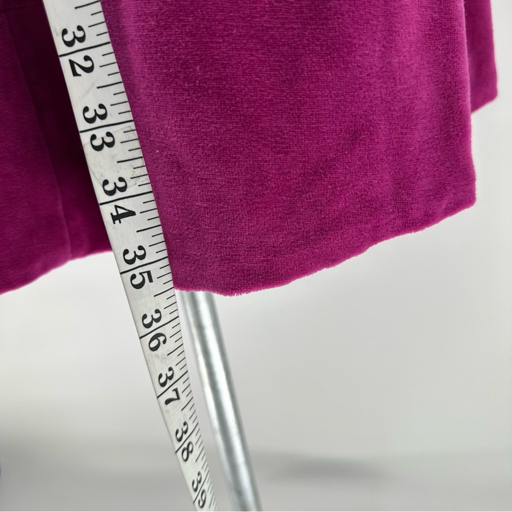 Betsy Johnson Velore’ Elegant Magenta and Black Women's Robe - Picture 10 of 11